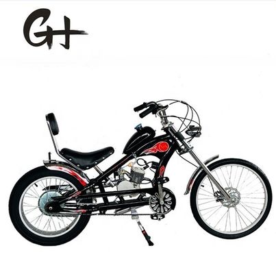26 inch gas aangedreven gemotoriseerde fiets frame met benzintank en 80cc motor kit