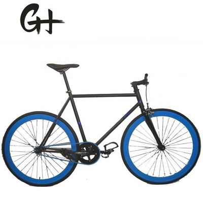 Vorkmateriaal Staal 700C Hi-Ten Frame OEM CE Single Speed Flip-Flop Hub Fixed Gear Bike