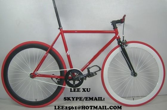 Vorkmateriaal Staal 700C Hi-Ten Frame OEM CE Single Speed Flip-Flop Hub Fixed Gear Bike