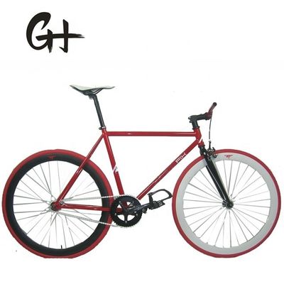 Vorkmateriaal Staal 700C Hi-Ten Frame OEM CE Single Speed Flip-Flop Hub Fixed Gear Bike