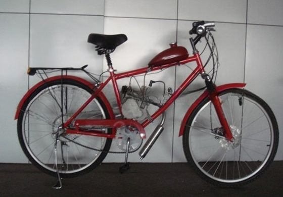 Elektrische Beach Cruiser Fiets met 50cc Motor 2015 Model Steel Frame Elektrisch inbegrepen