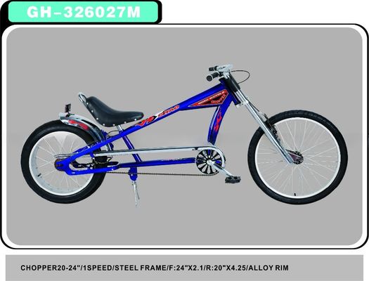 Aanpasbare 24&quot; Low Rider Chopper Bike/Bicycle met stalen kraan in elke kleur