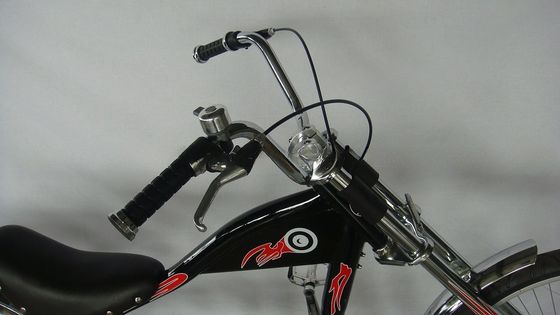 Chopper Bike Black Low Rider Fashion Bike met F Disc Brake R V-Bremstechnologie