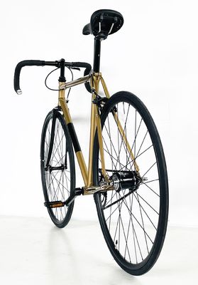 OEM-kleur 700C gespannen frame Fixie Gear fiets met aluminiumonderdelen en stalen frame
