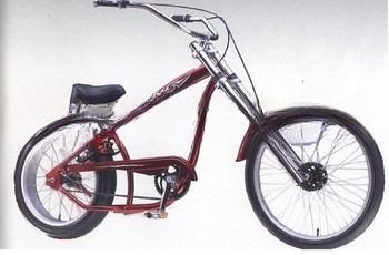 Stalen frame GHAO Chopper Bike Beach Cruiser Fiets Niet-opvouwbaar model Optie
