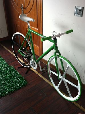 Custom kleur vaste versnelling fiets met aluminium legering frame en magnesium legering Teny Wheel