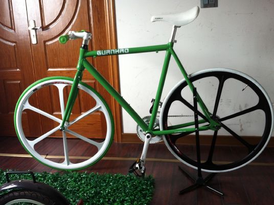 Custom kleur vaste versnelling fiets met aluminium legering frame en magnesium legering Teny Wheel