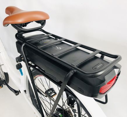 500W/48V/14Ah Achterste rek Lithiumbatterij Elektrische stadsfiets voor vrouwen Lady 35KM/H