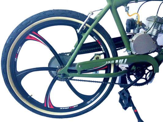 80cc gasfiets gemotoriseerde fiets chopper vork 40-60km/h max. snelheid 2-takt of 4-takt