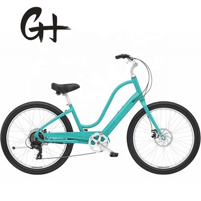 120 kg laadvermogen 29&quot; 3.0 band 7 snelheid aluminium stap door Lady Beach Cruiser fiets