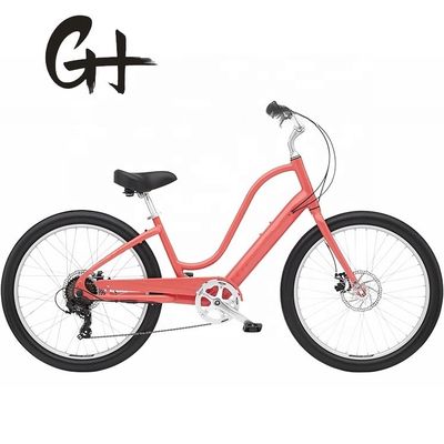 120 kg laadvermogen 29&quot; 3.0 band 7 snelheid aluminium stap door Lady Beach Cruiser fiets