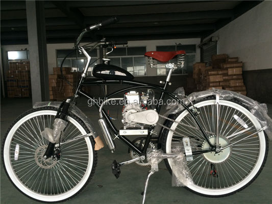 4-takt motor motor cruiser fiets gas fiets met legering stoel max. snelheid 40km/h