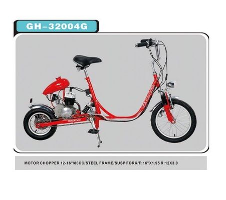 Populaire WHOLE RED MOTOR Chopper fiets 20-24&quot; met staal frame