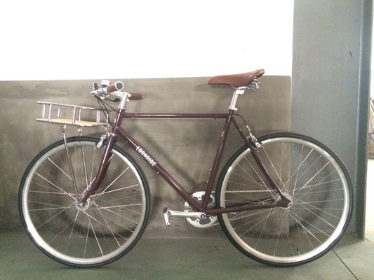 Klemrem 700C OEM Kleur Logo CE Voorste rek Klassieke Sturmey Archer Inner 3S Vintage Mensen City Bike