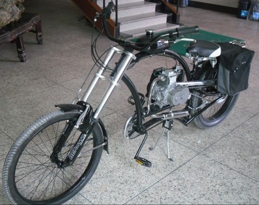 Zuid-Amerikaanse 50CC 4-takt gasmotor Motorfiets met ophangvork
