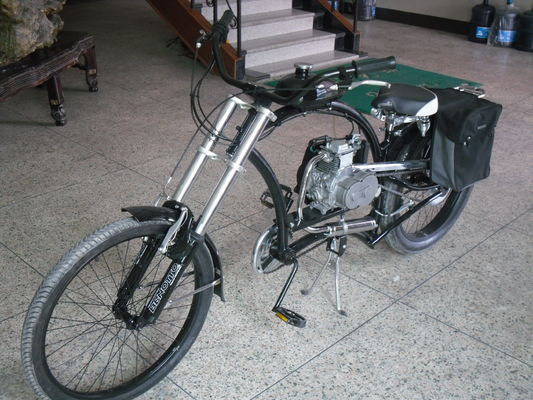 Zuid-Amerikaanse 50CC 4-takt gasmotor Motorfiets met ophangvork