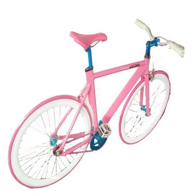ODM Logo OEM Kleur 700C Single Speed Track Bike met lichtgewicht aluminium frame en vork