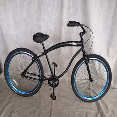Volwassenen 3 snelheid 24 inch 3,0 inch Fat Tire Beach Cruiser Bike met Double Wall Alloy Rim