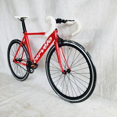 12 kg 700C Single Speed Track Aluminium Frame Fixed Gear Bike met koolstofvezel vork