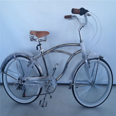 160 kg laadvermogen Shimano Grip 26 Lowrider Complete Chrome Bike voor jou