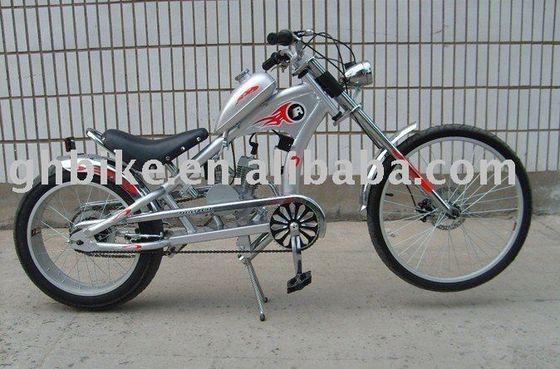 ROSH-gecertificeerde 24&quot; GAS Motor Chopper fiets en stalen vorkmateriaal voor topprestaties