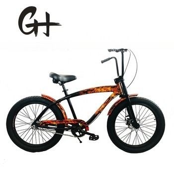 26*2.125 band Vintage stijl Volwassen 26 inch Single Speed Retro Chrome Beach Cruiser Bike Fiets