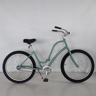 26*2.125 band Vintage stijl Volwassen 26 inch Single Speed Retro Chrome Beach Cruiser Bike Fiets