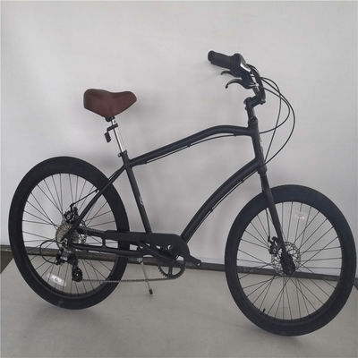 26*2.125 band Vintage stijl Volwassen 26 inch Single Speed Retro Chrome Beach Cruiser Bike Fiets