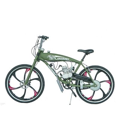 23 kg brutogewicht 26&quot; binnentank aluminium chopper gasfiets met 2-taktmotor