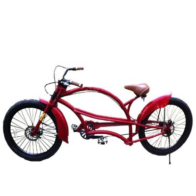 2.2m Long Frame Beach Cruiser Chopper Fiets met 24&quot; 3,0 grote banden en 150kg laadvermogen