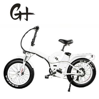 20*4&quot; band 1000W 52V 21AH Lithiumbatterij Volle ophanging Opvouwbare elektrische fiets