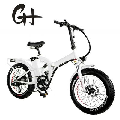 20*4&quot; band 1000W 52V 21AH Lithiumbatterij Volle ophanging Opvouwbare elektrische fiets
