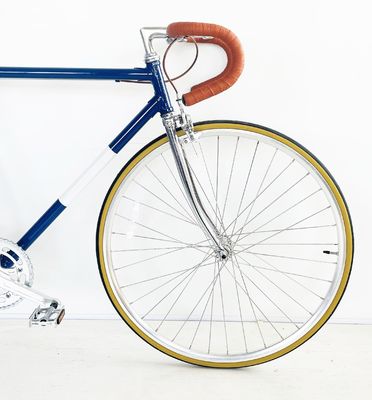 CR-MO STEEL 4130 Geladen frame fork voor Vintage Inner SRAM 2S Track Fixie Gear fiets