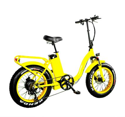 7 snelheid 20&quot; 4.0 EN15194 CPSC Sneeuwband Big Power Fatband 48V 1000W 32MPH 13AH Lithiumbatterie Vrouwen Unisex elektrische vouwfiets
