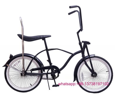 Steel Fork 20 Inch Volwassenen Zwarte Kleur Kinderen Sportgoederen Kinderen Beach Cruiser Lowrider Bike