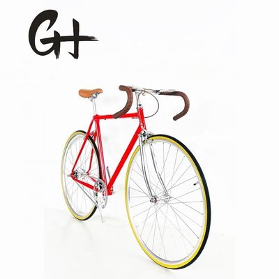 Cr-Mo Steel Frame Fixie fiets met klassiek gespannen frame en 11kg lichtgewicht ontwerp
