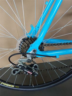 Zwarte kleur 21 snelheid Double V rem Fitness Racing Road Bike Customise Logo voor mannen