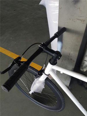 Glanzend wit frame volwassen 700C single speed fiets fiets fiets fiets fiets fiets fiets fiets fiets fiets fiets fiets fiets fiets fiets