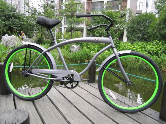 170mm Crank Comfortabele zadel 26 inch Single Speed Coaster Brake Men Beach Cruiser Bike