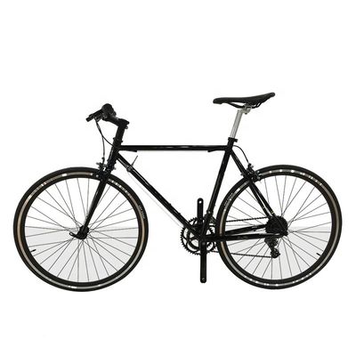 Aluminium Threadless Stem 700C Hi-Ten Steel Frame Sunrace 14S Speeds Volwassenen wegfiets
