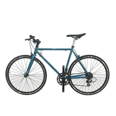 Aluminium Threadless Stem 700C Hi-Ten Steel Frame Sunrace 14S Speeds Volwassenen wegfiets