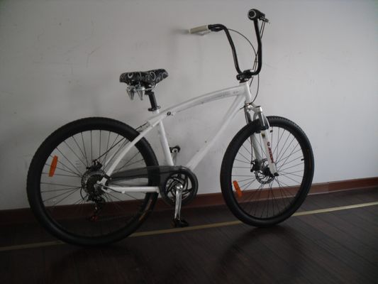 OEM Kleurverf 26 inch 3.0 band Aluminium Frame Beach Cruiser Fiets 7 Speed Shimano