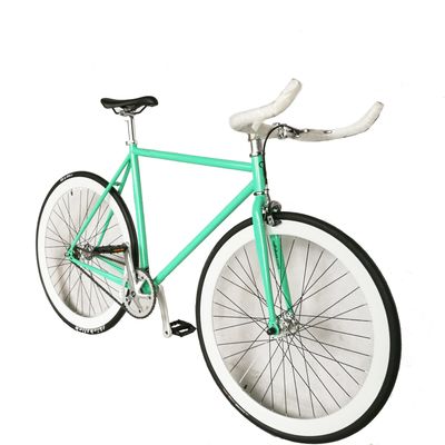 Amerikaanse kleurrijke vaste versnellingen Single Speed Track fiets met kaliberrem 700C OEM CE