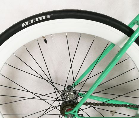 Amerikaanse kleurrijke vaste versnellingen Single Speed Track fiets met kaliberrem 700C OEM CE
