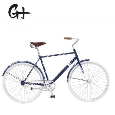 Gewone Pedal 700C Unisex fiets met eenvoudig ontwerp en achtbaanrem