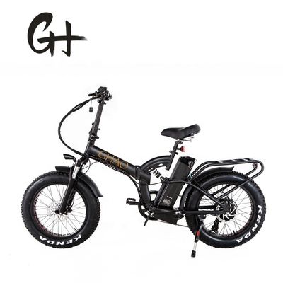 20" Wiel Grootte 52V 21AH Lithiumbatterie 1000W 50KM/H Full Suspension Elektrische vouwfiets