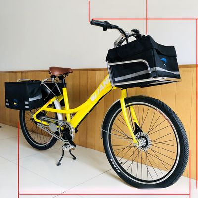 35V 350W 8.8AH Lithiumbatterij 26" Fast Food Delivery Cargo Elektrische fiets voor volwassen vrouwen 25KM/H CE Europe Market