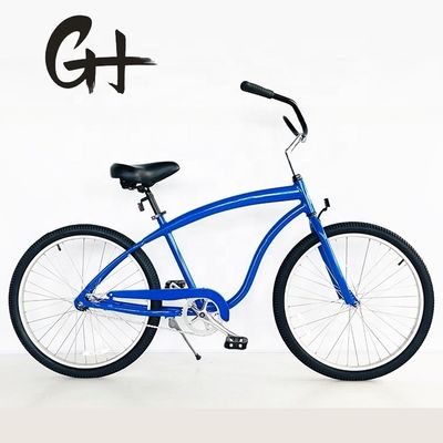 Ten Steel Frame 26&quot; Wielgrootte 3G OEM/ODM CE Mensen Volwassenen Single Speed Beach Cruiser Bike