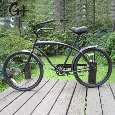 Ten Steel Frame 26&quot; Wielgrootte 3G OEM/ODM CE Mensen Volwassenen Single Speed Beach Cruiser Bike
