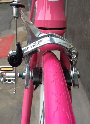 700C Fixe Gear Bike met Front Caliper Brake Aluminium Alloy Frame en Single Speed